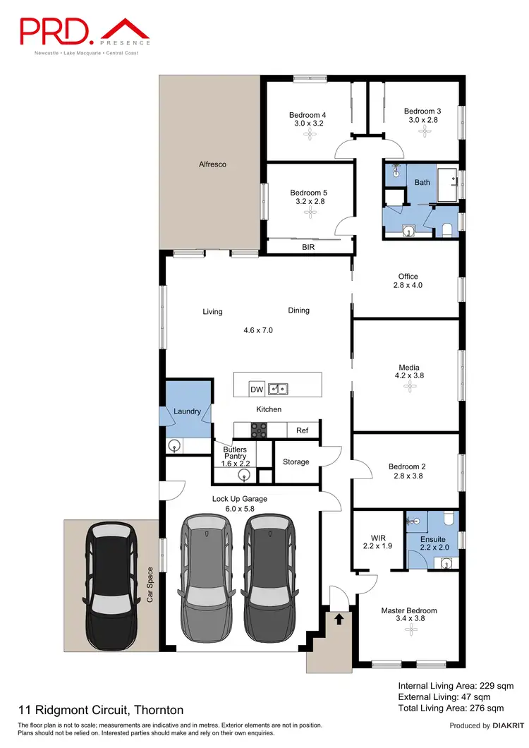 Floorplan of Homely house listing, 11 Ridgmont Circuit, Thornton NSW 2322