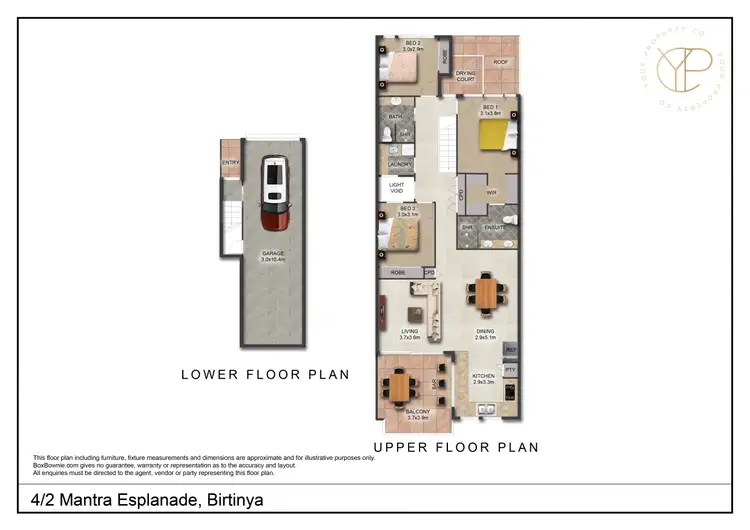 Floorplan of Homely townhouse listing, 4/2 Mantra Esplanade, Birtinya QLD 4575