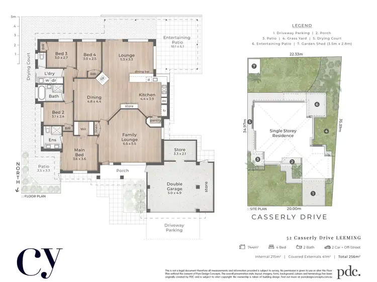 Floorplan of Homely house listing, 52 Casserly Drive, Leeming WA 6149