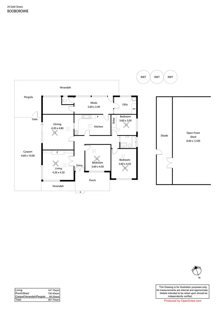 Floorplan of Homely house listing, 24 Sixth Street, Booborowie SA 5417