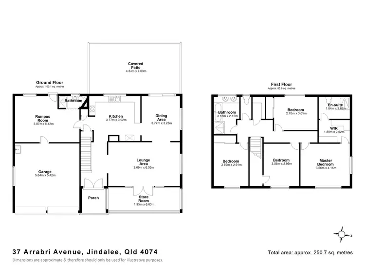 Floorplan of Homely house listing, 37 Arrabri Avenue, Jindalee QLD 4074