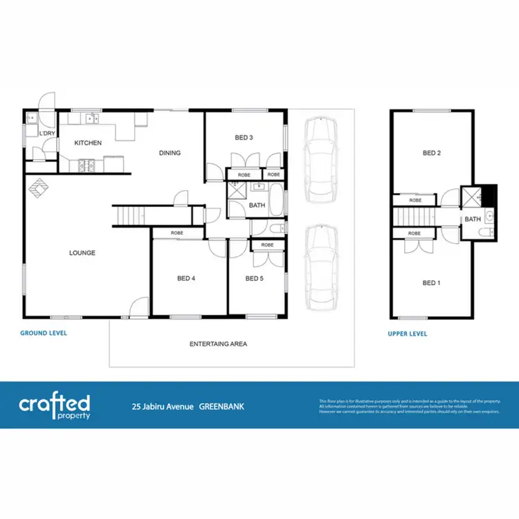 Floorplan of Homely house listing, 25 Jabiru Avenue, Greenbank QLD 4124