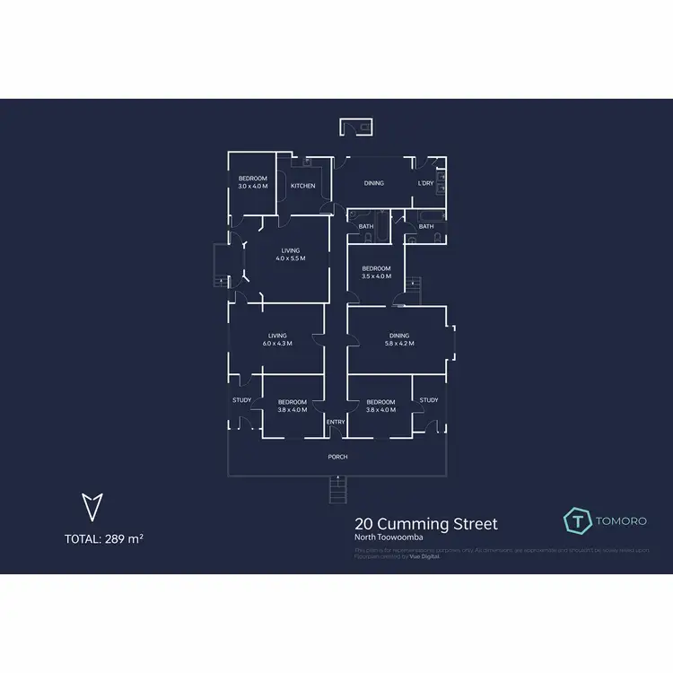 Floorplan of Homely house listing, 20 Cumming Street, North Toowoomba QLD 4350