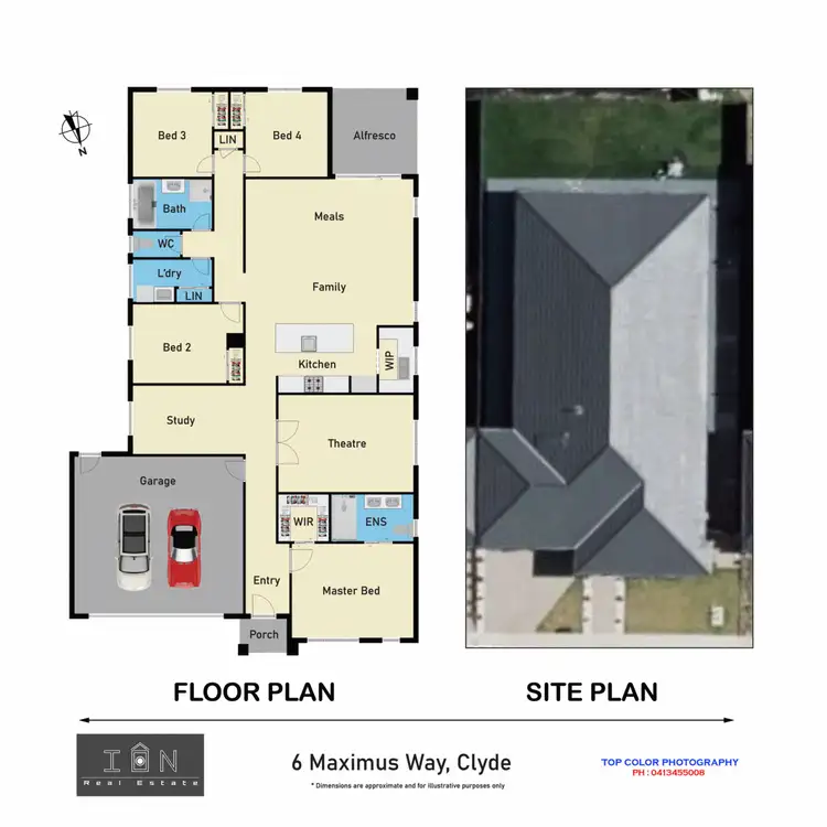 Floorplan of Homely house listing, 6 Maximus Way, Clyde VIC 3978