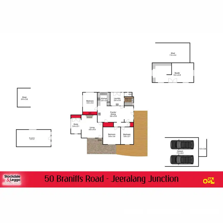 Floorplan of Homely house listing, 50 Braniffs Road, Jeeralang Junction VIC 3840