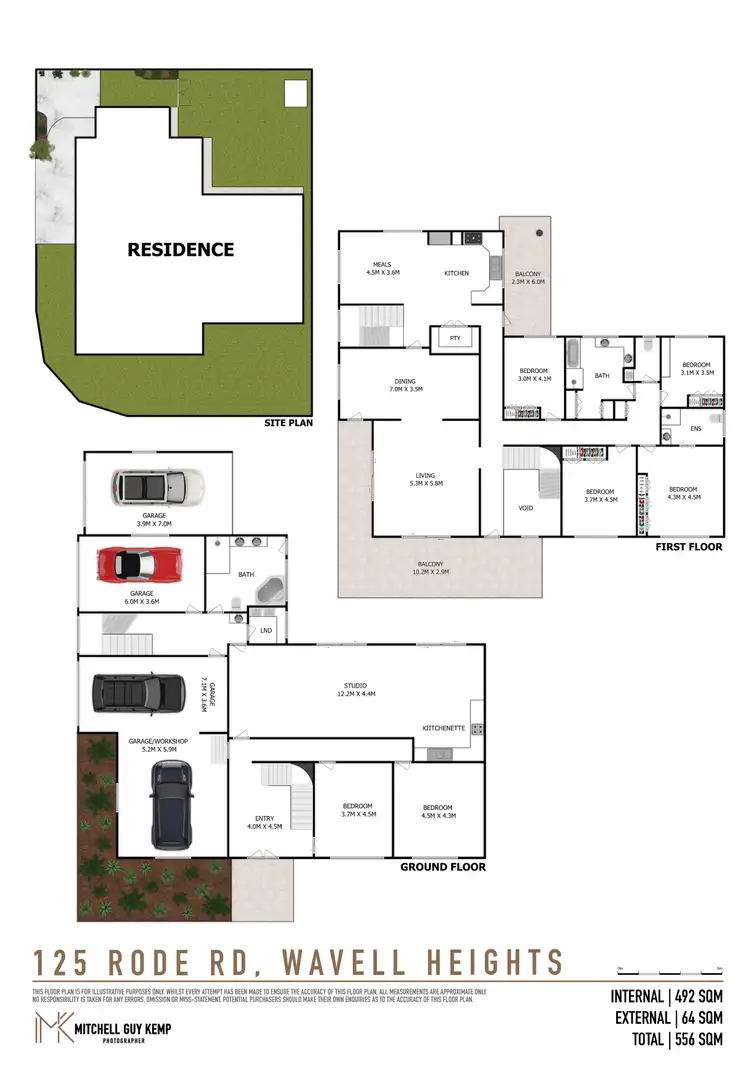 Floorplan of Homely house listing, 125 Rode Road, Wavell Heights QLD 4012