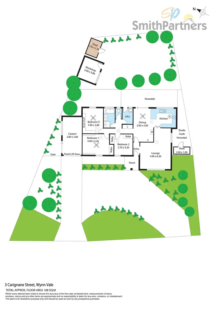 Floorplan of Homely house listing, 3 Carignane Street, Wynn Vale SA 5127