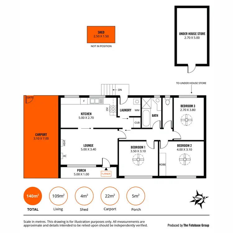 Floorplan of Homely house listing, 16 McGowan Road, Para Hills SA 5096