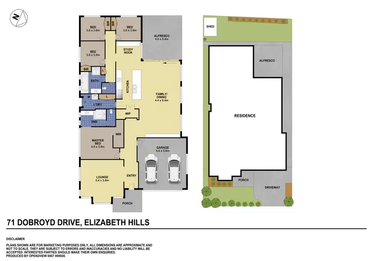Floorplan of Homely house listing, 71 Dobroyd Drive, Elizabeth Hills NSW 2171