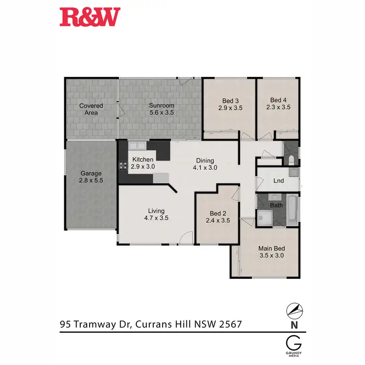 Floorplan of Homely house listing, 95 Tramway Drive, Currans Hill NSW 2567