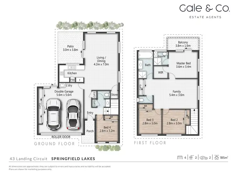 Floorplan of Homely house listing, 43 Landing Circuit, Springfield Lakes QLD 4300