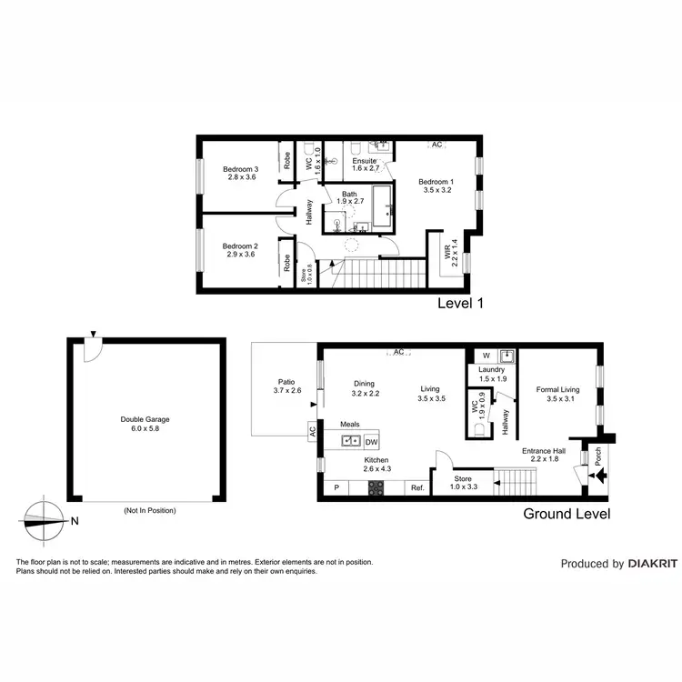 Floorplan of Homely townhouse listing, 3 Bronx Walk, Wollert VIC 3750