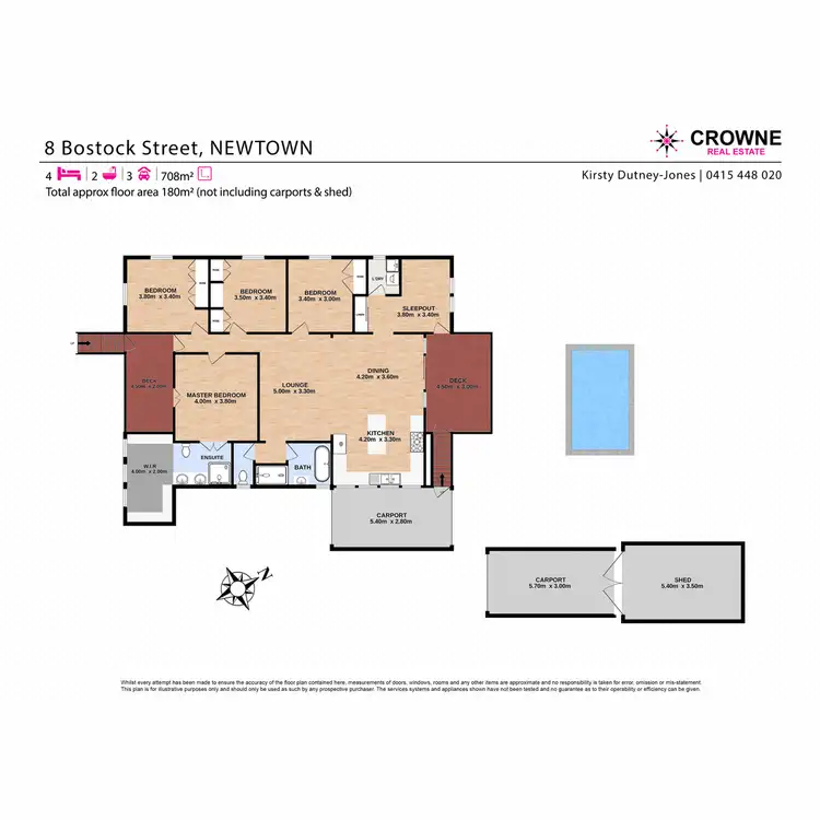 Floorplan of Homely house listing, 8 Bostock Street, Newtown QLD 4305