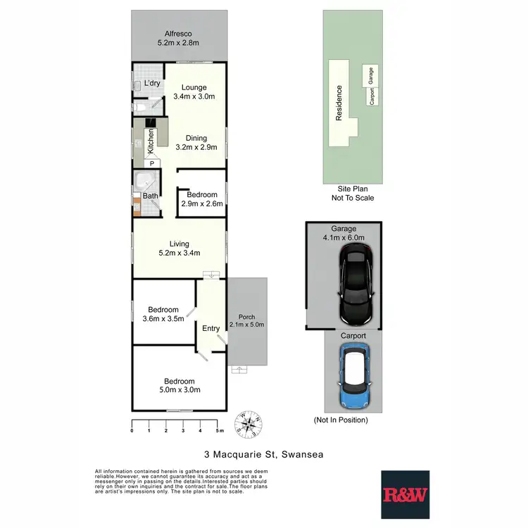 Floorplan of Homely house listing, 3 Macquarie Street, Swansea NSW 2281