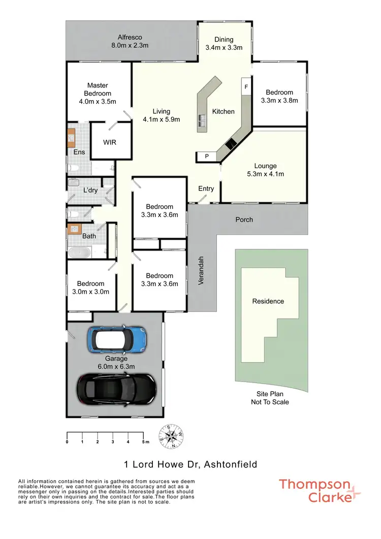 Floorplan of Homely house listing, 1 Lord Howe Drive, Ashtonfield NSW 2323