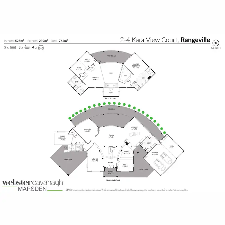 Floorplan of Homely house listing, 2-4 Kara View Court, Rangeville QLD 4350