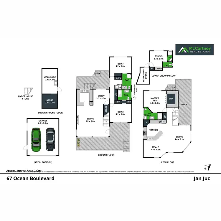Floorplan of Homely house listing, 67 Ocean Boulevard, Jan Juc VIC 3228