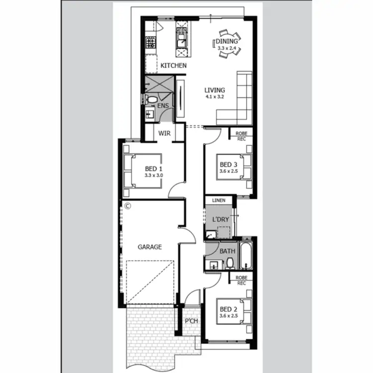 Floorplan of Homely house listing, ? 52 Yebble Drive, Kealy WA 6280