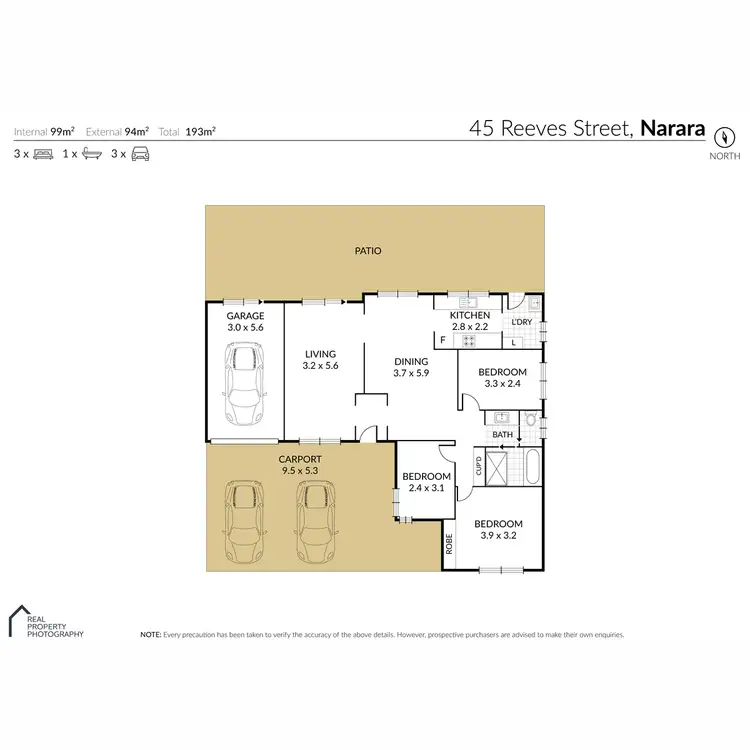 Floorplan of Homely house listing, 45 Reeves Street, Narara NSW 2250