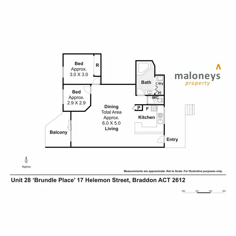 Floorplan of Homely apartment listing, 28/17 Helemon Street, Braddon ACT 2612