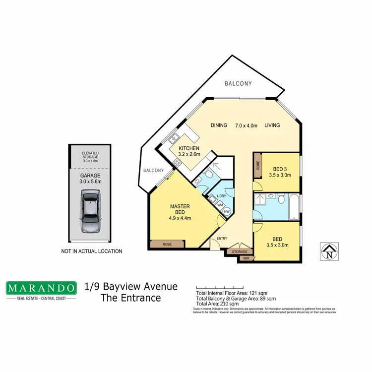 Floorplan of Homely apartment listing, 1/9 Bayview Avenue, The Entrance NSW 2261
