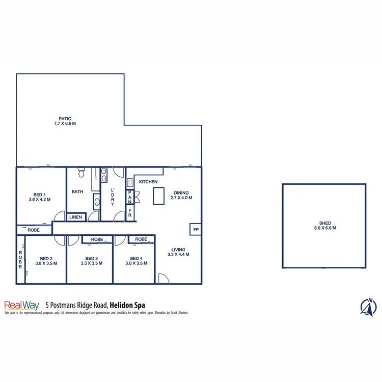 Floorplan of Homely rural property listing, 5 Postmans Ridge Road, Helidon Spa QLD 4344