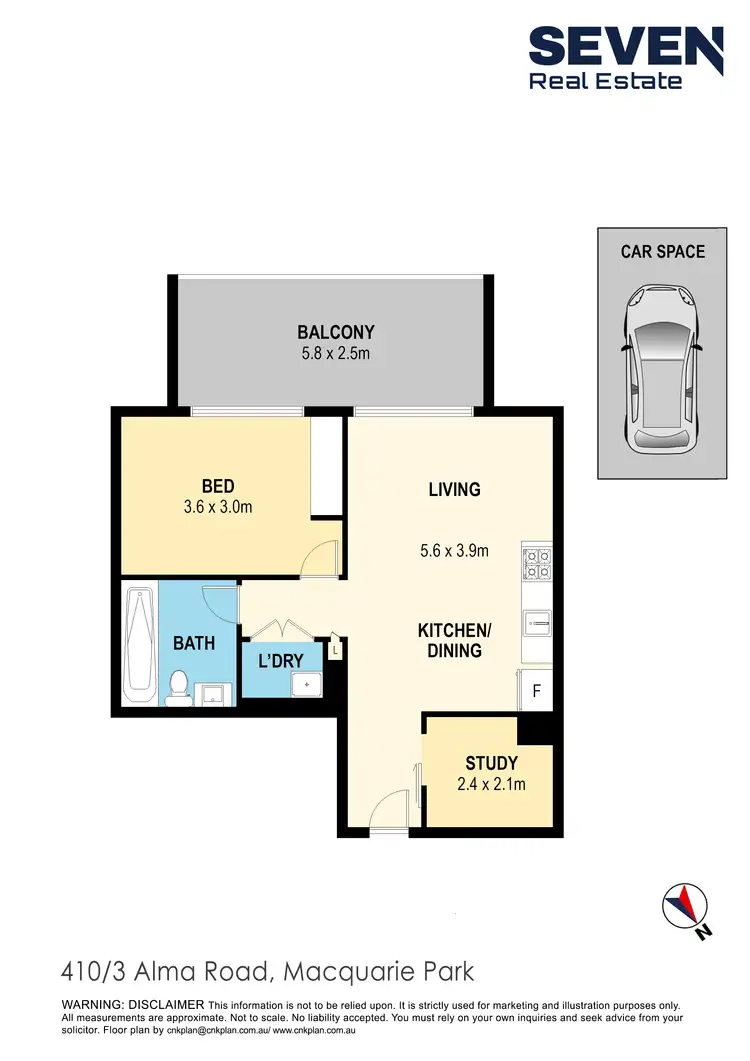 Floorplan of Homely apartment listing, 410/3 Alma Road, Macquarie Park NSW 2113