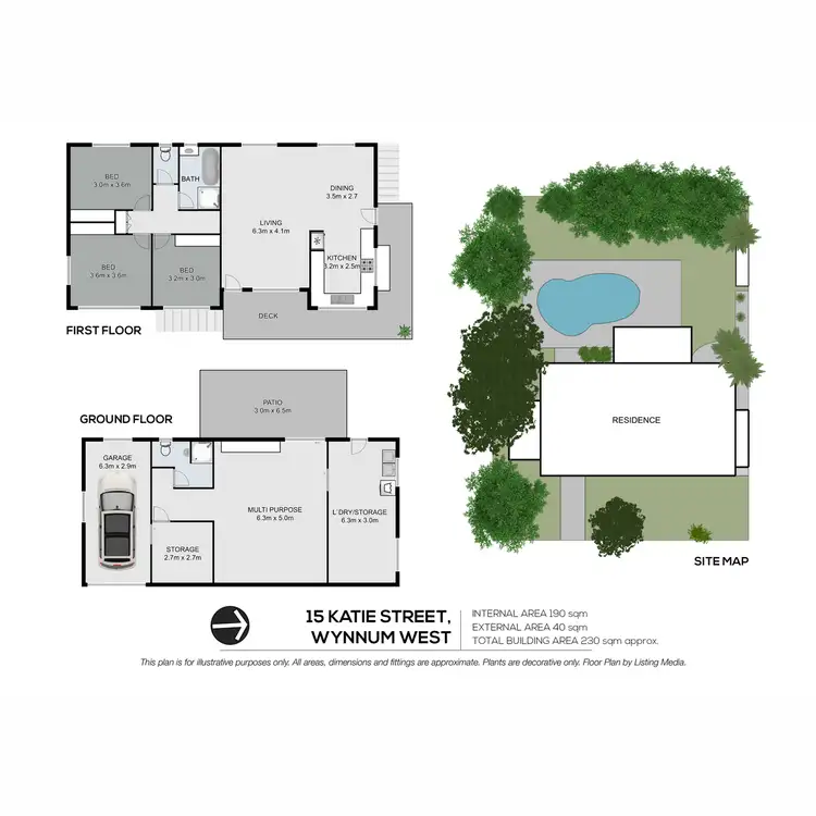 Floorplan of Homely house listing, 15 Katie Street, Wynnum West QLD 4178