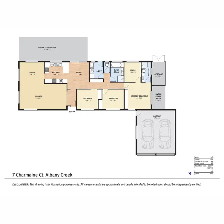 Floorplan of Homely house listing, 7 Charmaine Court, Albany Creek QLD 4035