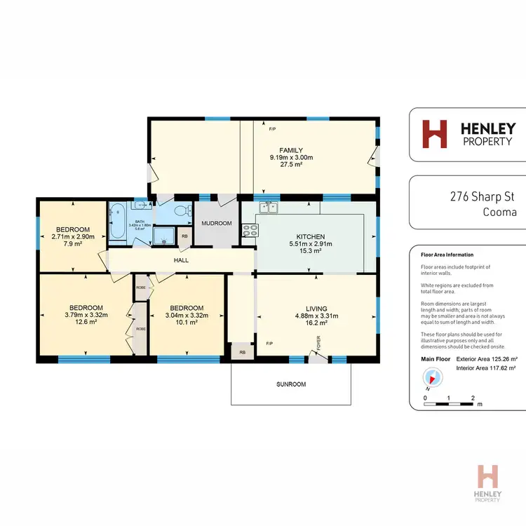 Floorplan of Homely house listing, 276 Sharp Street, Cooma NSW 2630