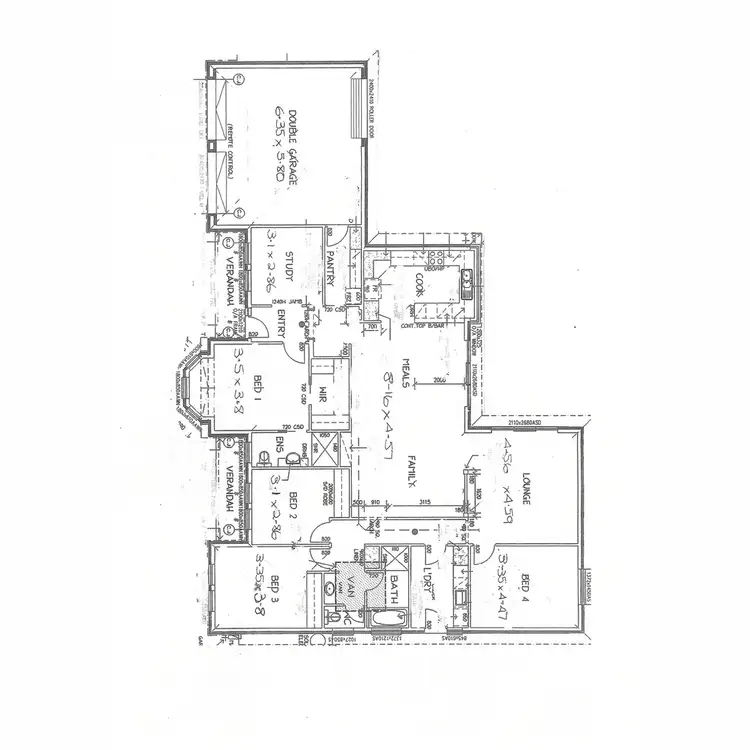 Floorplan of Homely house listing, 4 Honeysuckle Drive, Balaklava SA 5461