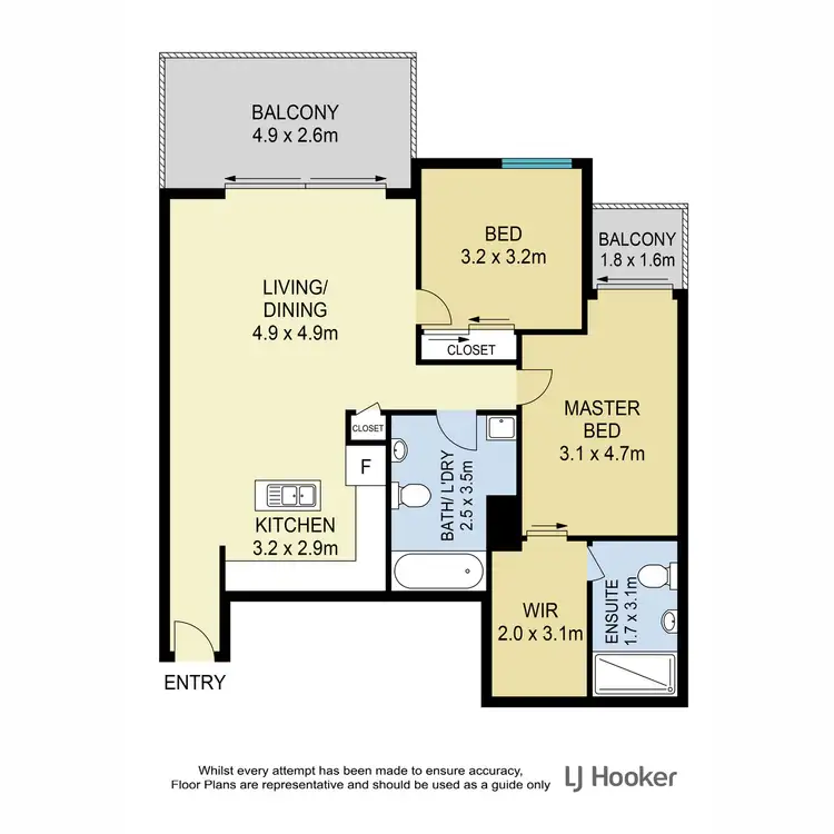 Floorplan of Homely unit listing, 19/52 Latham Street, Chermside QLD 4032