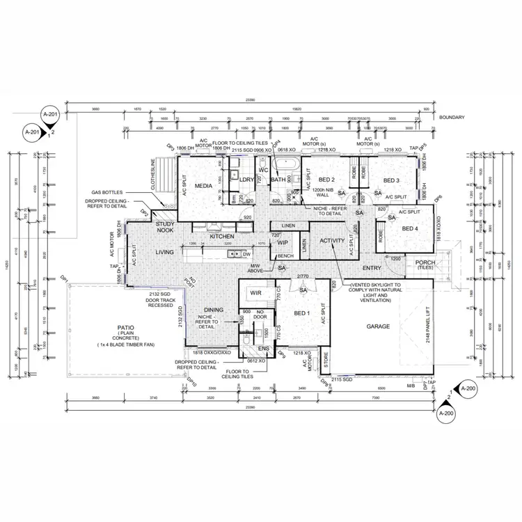 Floorplan of Homely house listing, 23 Mossvale Drive, Parkhurst QLD 4702