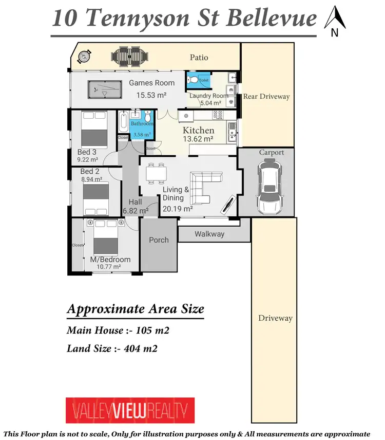 Floorplan of Homely house listing, 10A Tennyson Street, Bellevue WA 6056