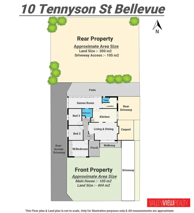 Floorplan of Homely land listing, 10B Tennyson Street, Bellevue WA 6056