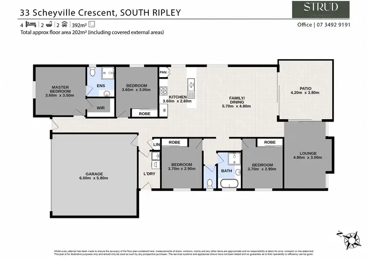 Floorplan of Homely house listing, 33 Scheyville Crescent, South Ripley QLD 4306