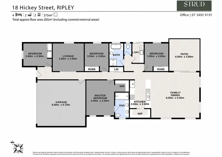 Floorplan of Homely house listing, 18 Hickey Street, Ripley QLD 4306