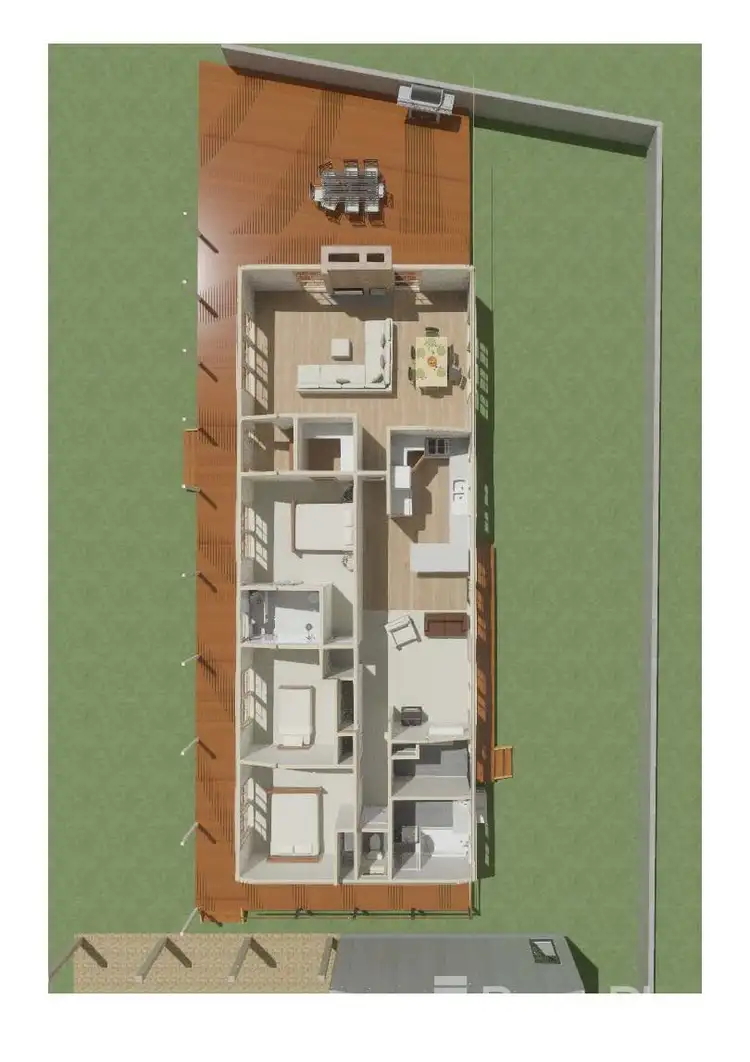 Floorplan of Homely house listing, 10 Hillcrest Court, Cockatoo VIC 3781