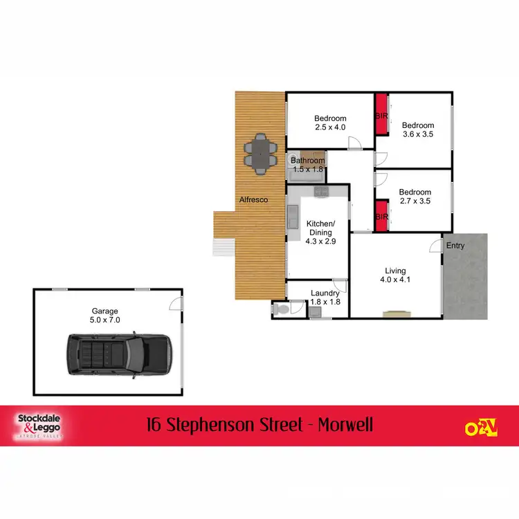 Floorplan of Homely house listing, 16 Stephenson Street, Morwell VIC 3840