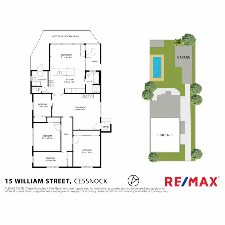 Floorplan of Homely house listing, 15 William Street, Cessnock NSW 2325