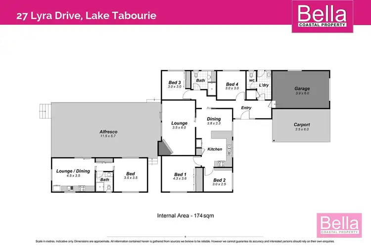 Floorplan of Homely house listing, 27 Lyra Drive, Lake Tabourie NSW 2539