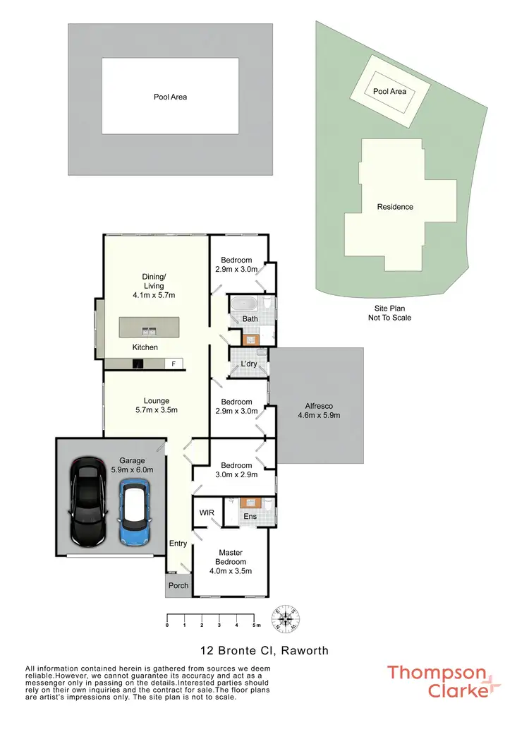 Floorplan of Homely house listing, 12 Bronte Close, Raworth NSW 2321
