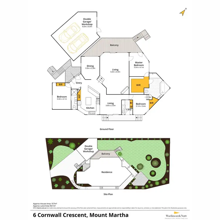 Floorplan of Homely house listing, 6 Cornwall Crescent, Mount Martha VIC 3934