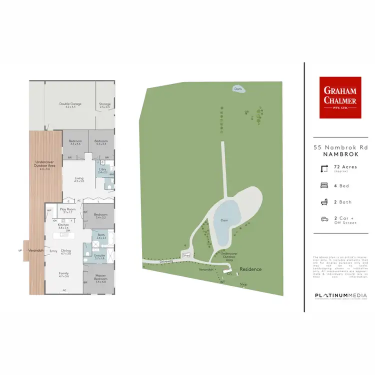 Floorplan of Homely rural property listing, 55 Nambrok Road, Nambrok VIC 3847