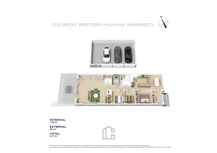 Floorplan of Homely house listing, 218 Great Western Highway, Warrimoo NSW 2774