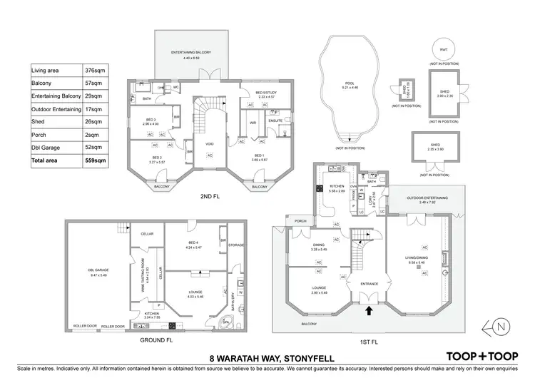Floorplan of Homely house listing, 8 Waratah Way, Stonyfell SA 5066