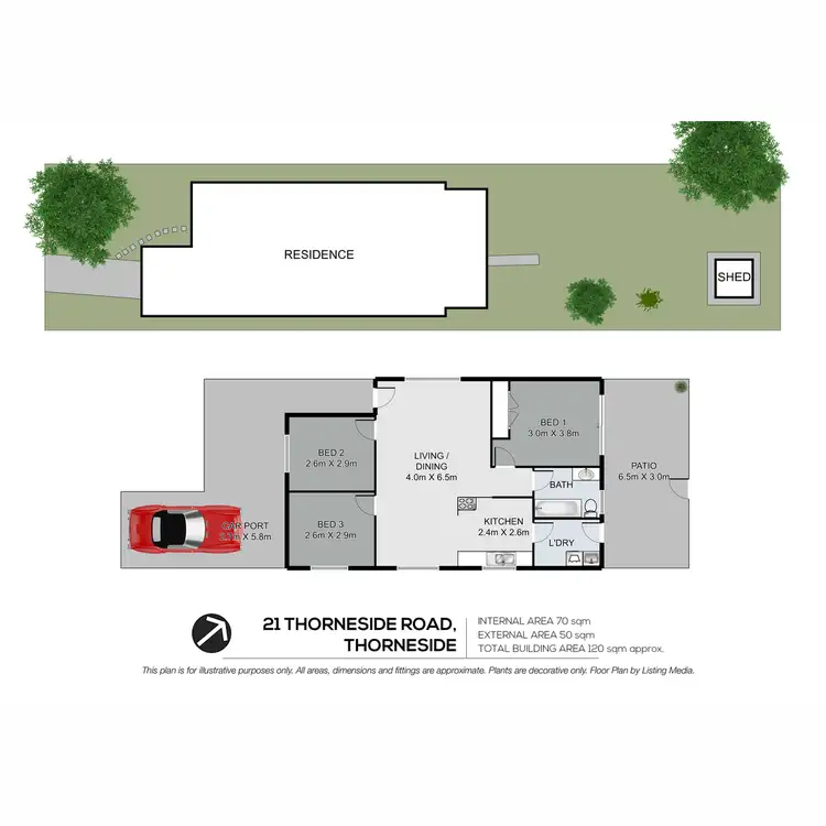 Floorplan of Homely house listing, 21 Thorneside Road, Thorneside QLD 4158