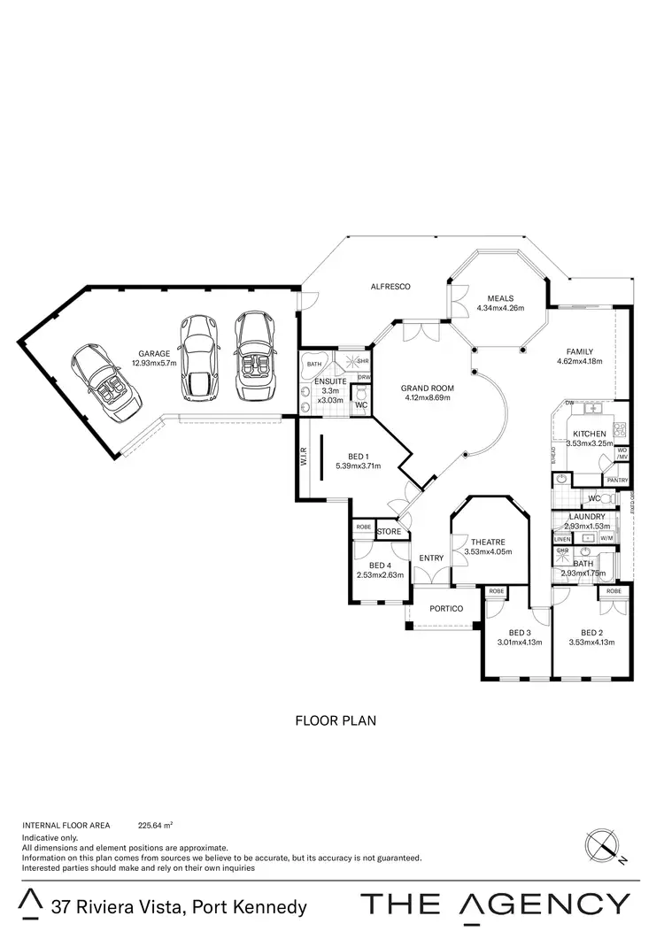 Floorplan of Homely house listing, 37 Riviera Vista, Port Kennedy WA 6172