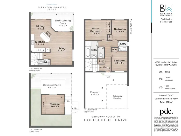 Floorplan of Homely townhouse listing, 41/76 Hoffschildt Drive, Currumbin Waters QLD 4223