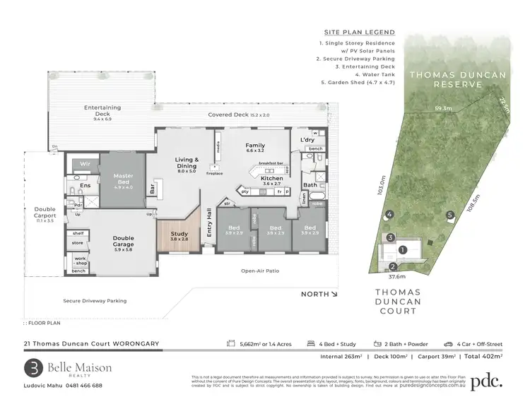 Floorplan of Homely house listing, 21 Thomas Duncan Court, Worongary QLD 4213
